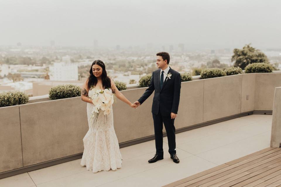 LA Rooftop Wedding