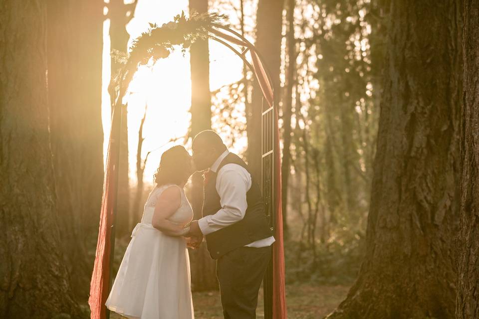 Christmas Themed Wedding