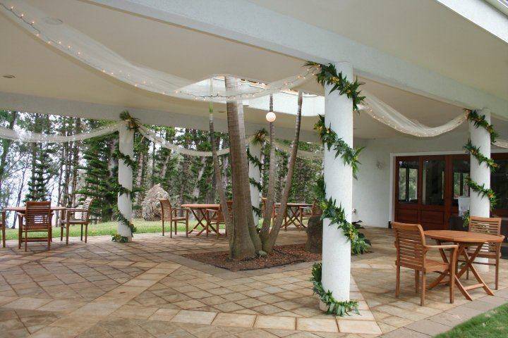 Wedding ceremony area