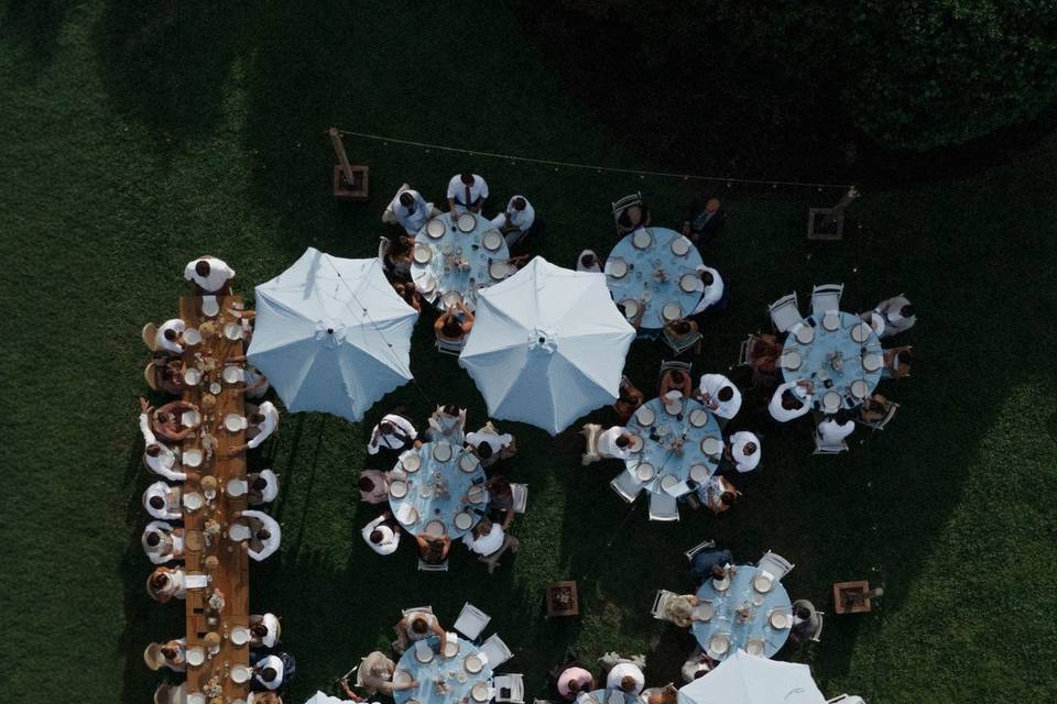 Aerial View of the Greens