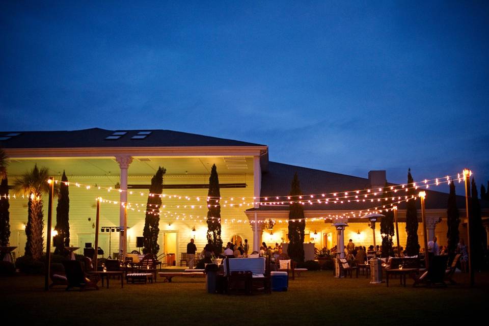 The Portico at Night