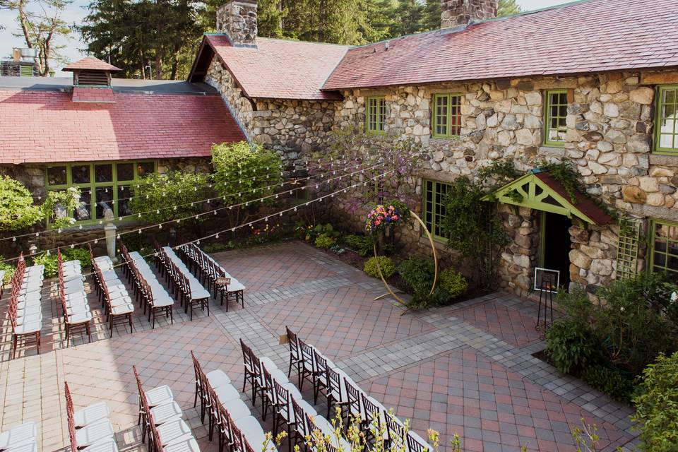 Garden Courtyard Ceremony