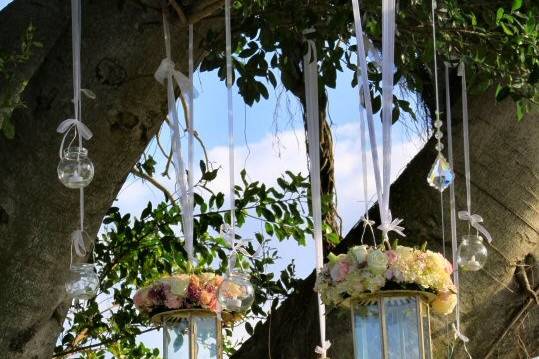 Hanging lanterns