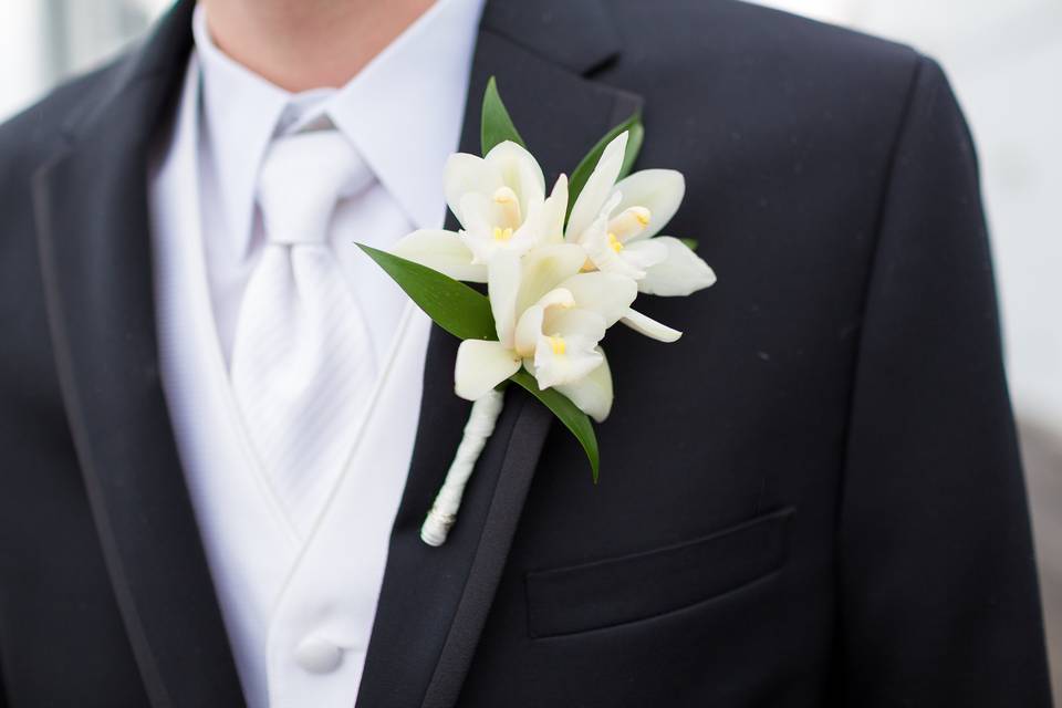 White corsage