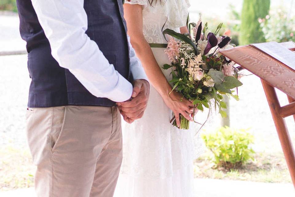 Bride and groom