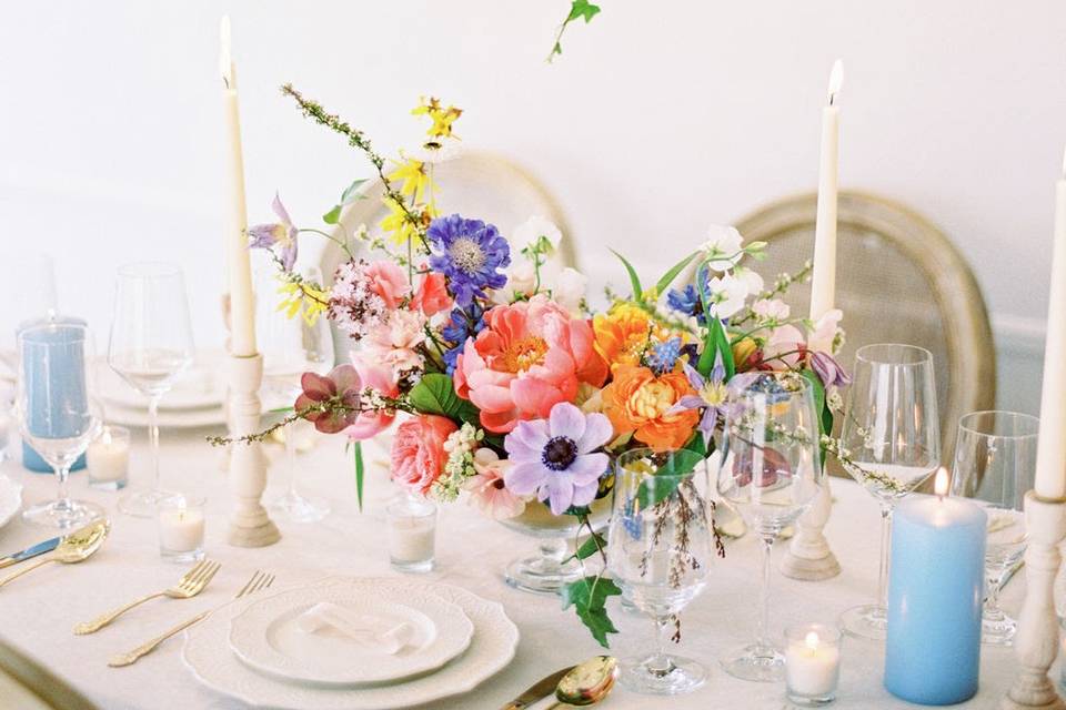 Guest Table Florals