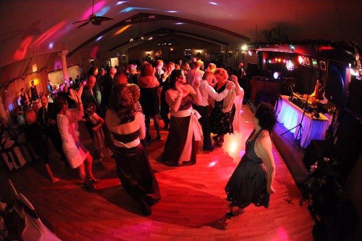 Guests dancing