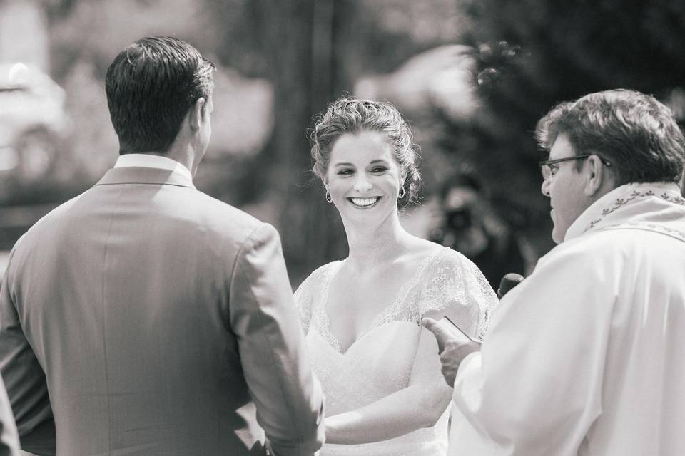 A happy bride