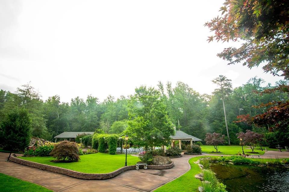 The Pond and Pergola