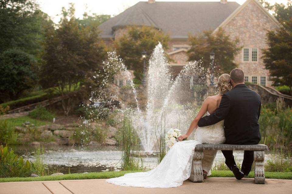 In front of Fountain