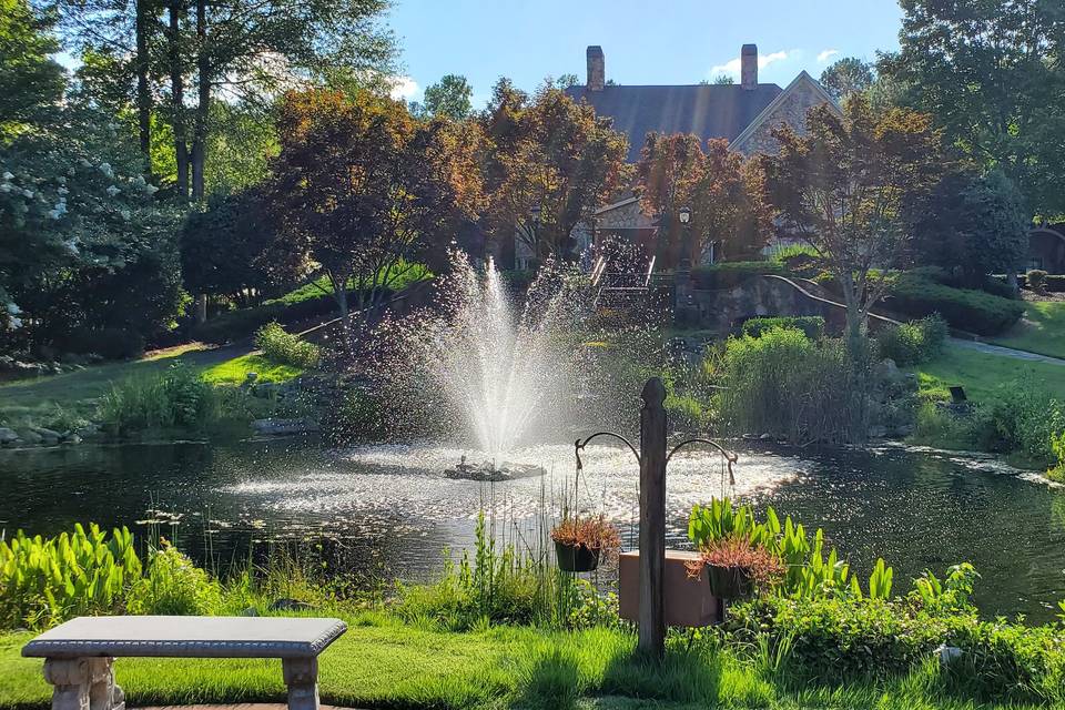 The Pond and Fountain