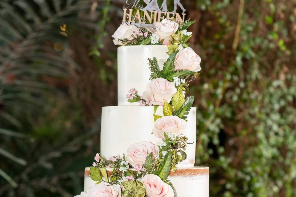 Tiered Cake Decor