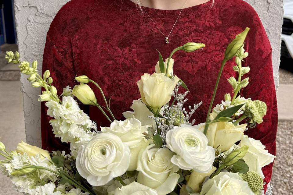 Ivory Tonal Bouquet