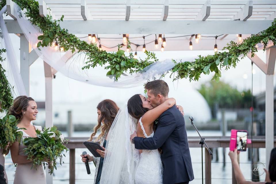 Wedding kiss