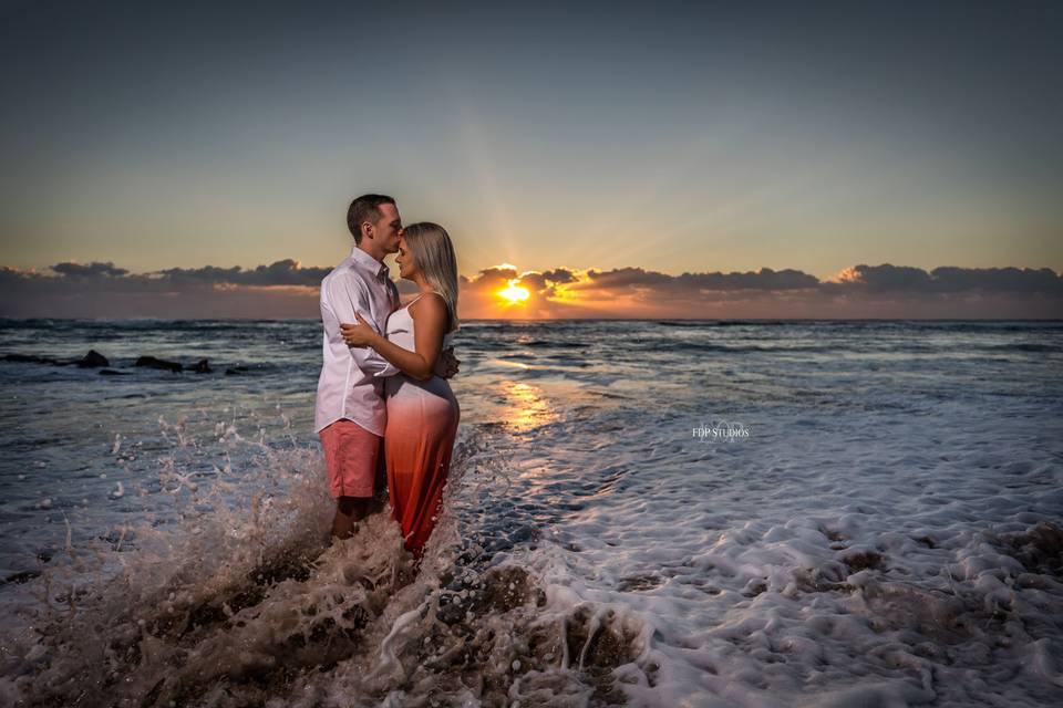 Sunrise engagement shoot, Boynton Beach, Florida