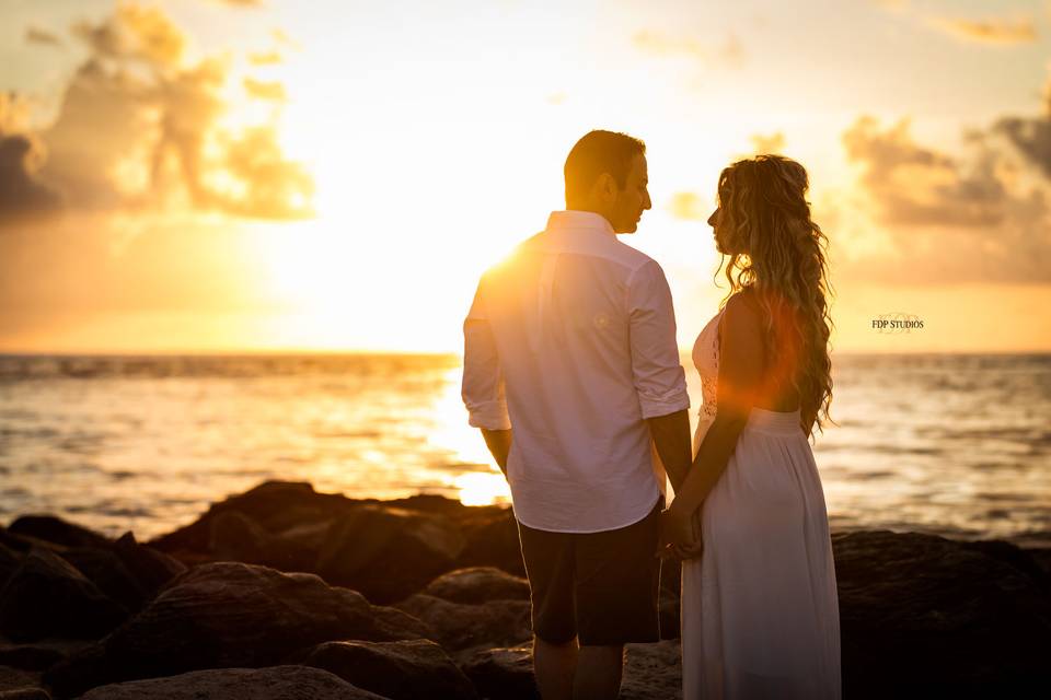 Sunrise engagement shoot, Boynton Beach, Florida