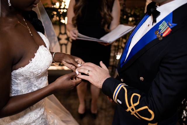 Putting on the rings