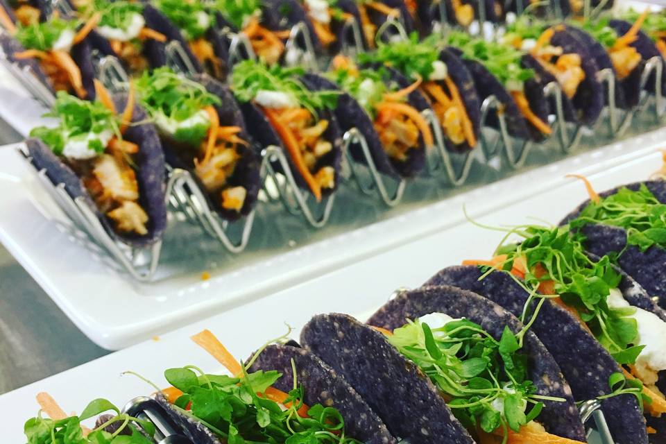 Blue tacos trays