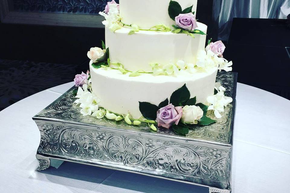 Wedding cake display