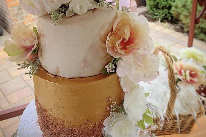 Rose Gold Garden Wedding