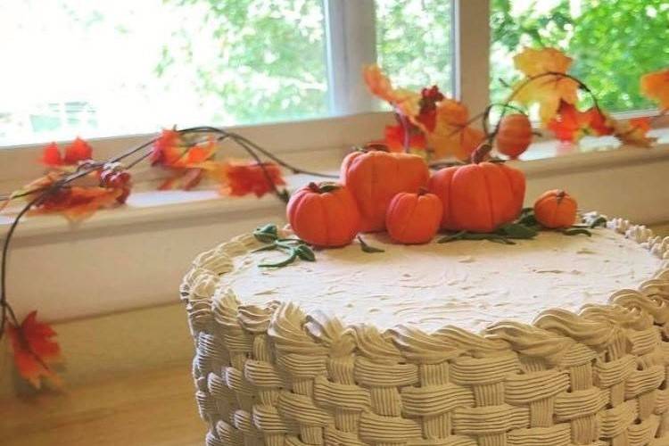 Fall pumpkin cake