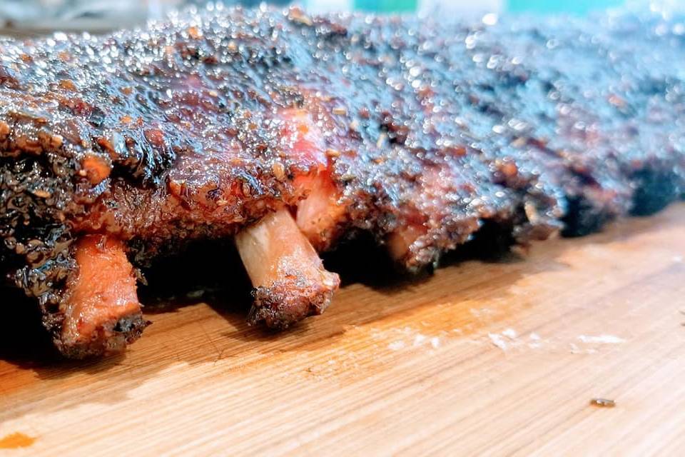 Bacon & chive ribs