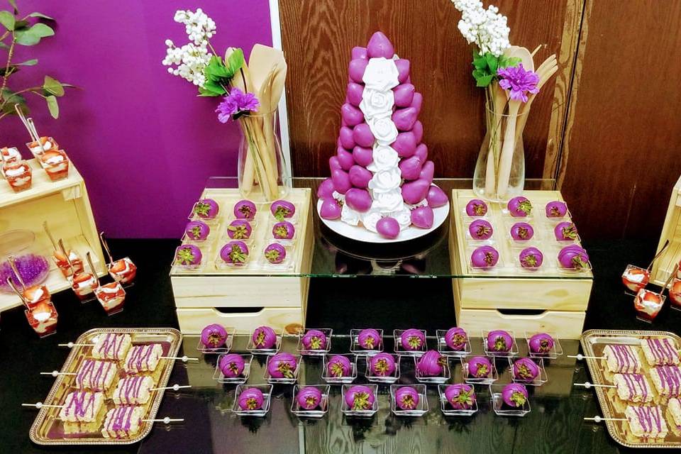 Themed desserts table