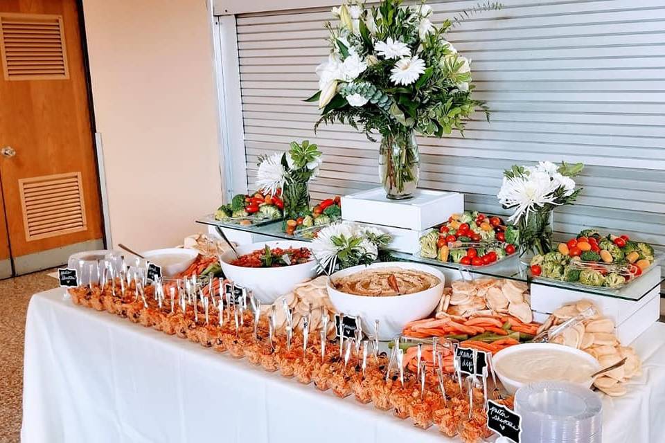 Appetizers table