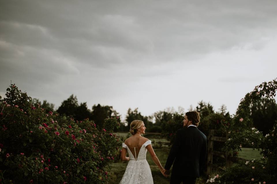 Stormy sunset