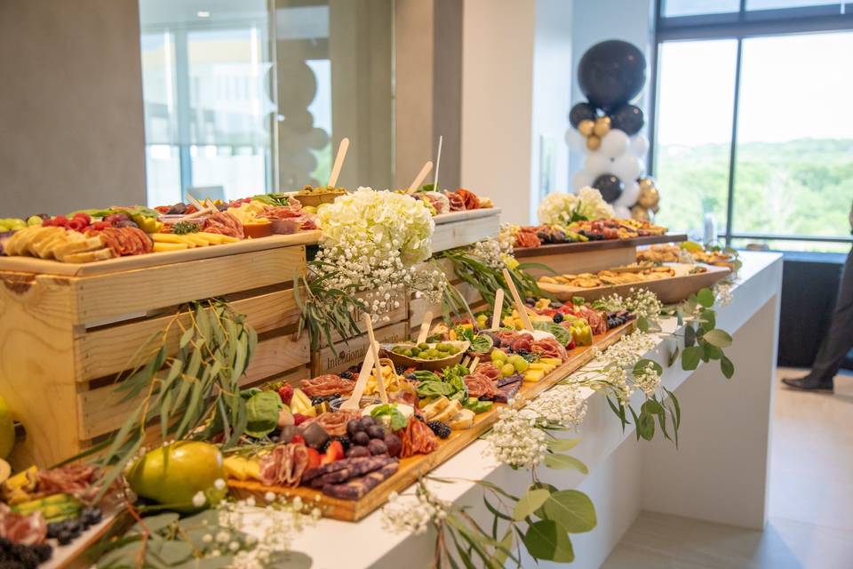 Dallas wedding grazing table