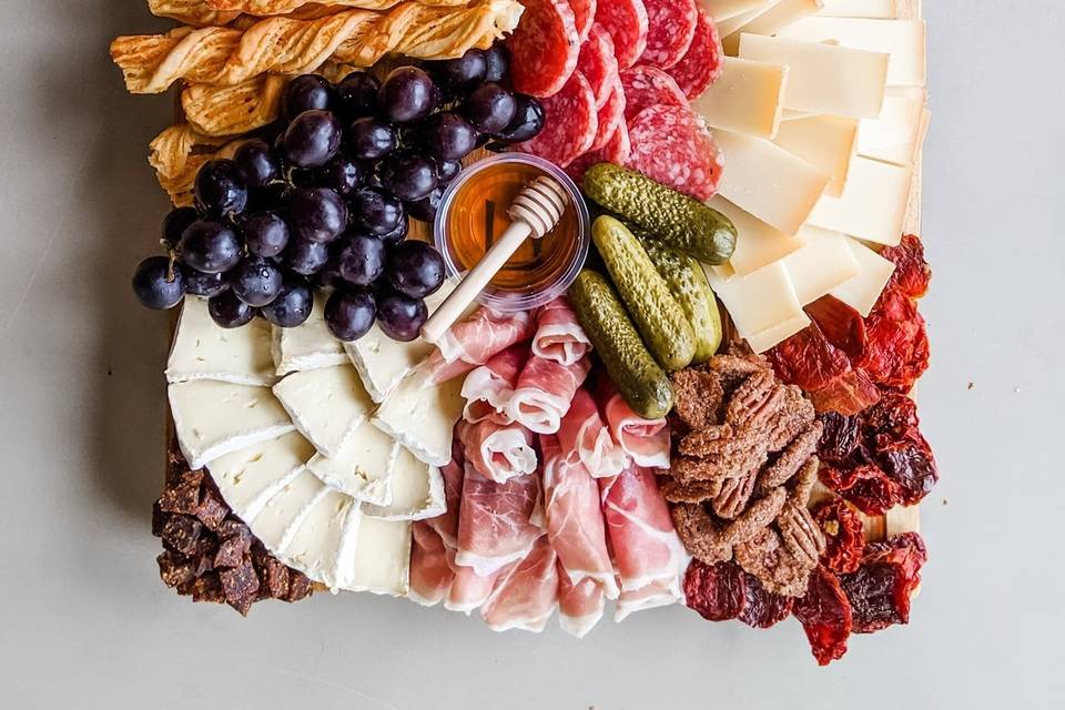 The Butcher, The Baker, The Cheese Board Maker - This board is a true  beauty. The beautiful heart shaped board from @cplusbwood is packed with  pistachios, cucumber, beet crackers, prosciutto wrapped mozzarella