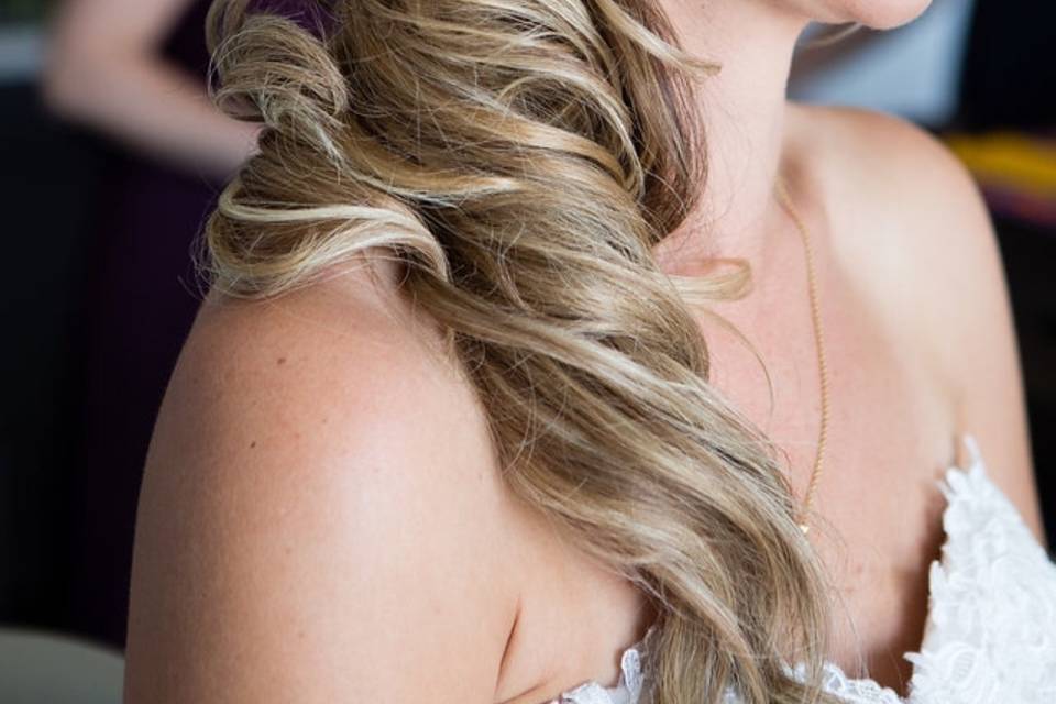 Bridal hairdo