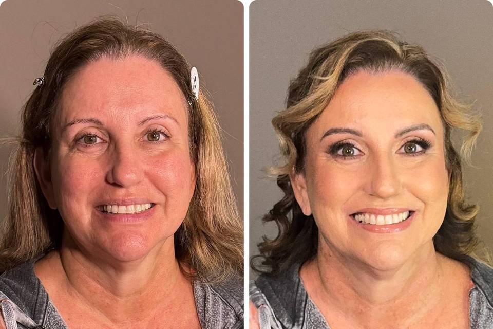 Lifting bridal makeup