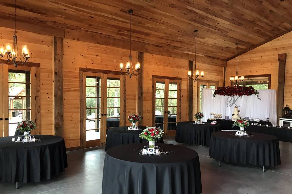 Reception setup