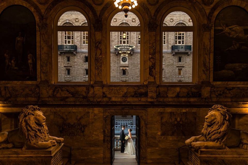 Boston Public Library Wedding