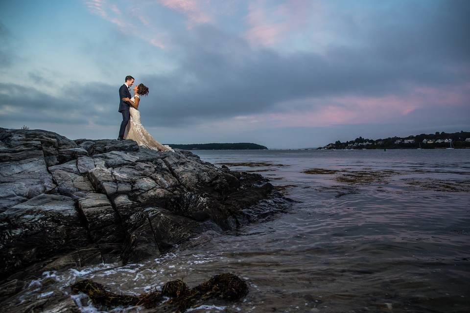 House Island Maine Wedding