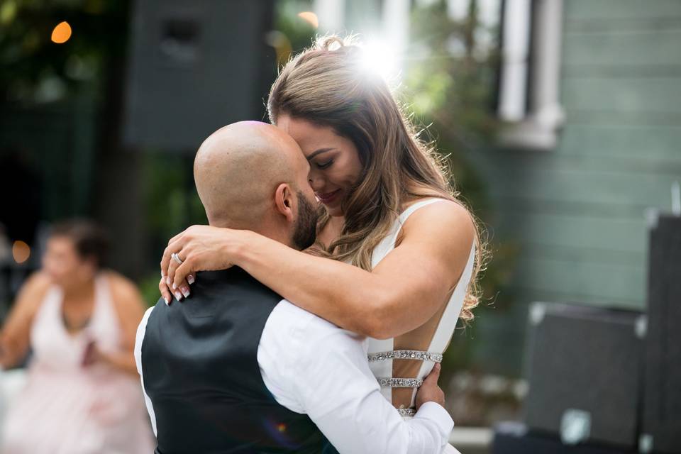 Couple dancing