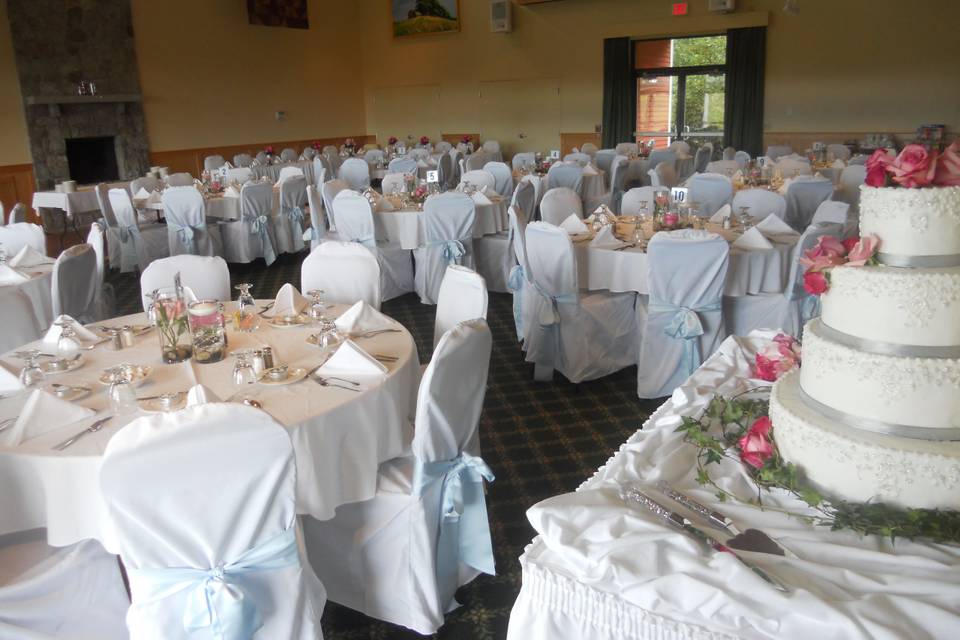 Gathering Place with optional chair covers