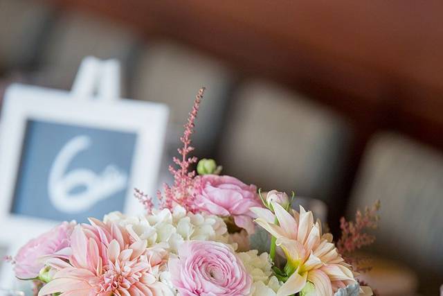 Light Pink and White wood Box