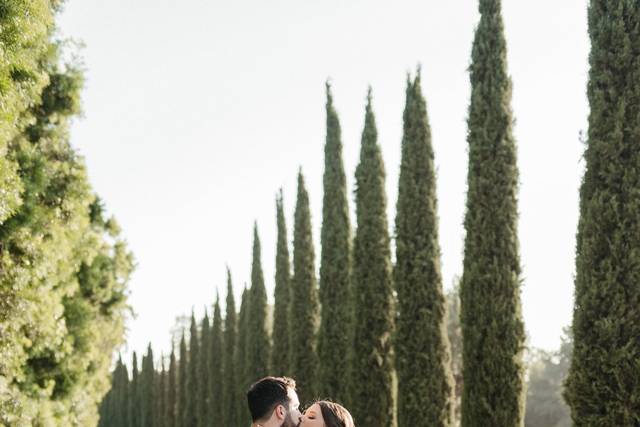Newlywed portrait
