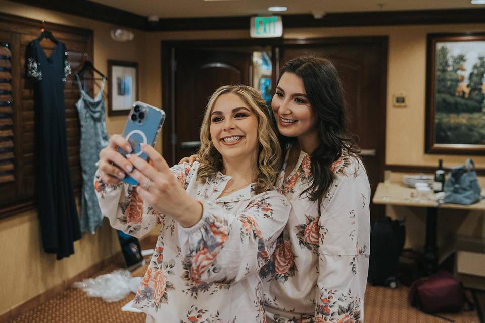 Bridesmaid Selfie