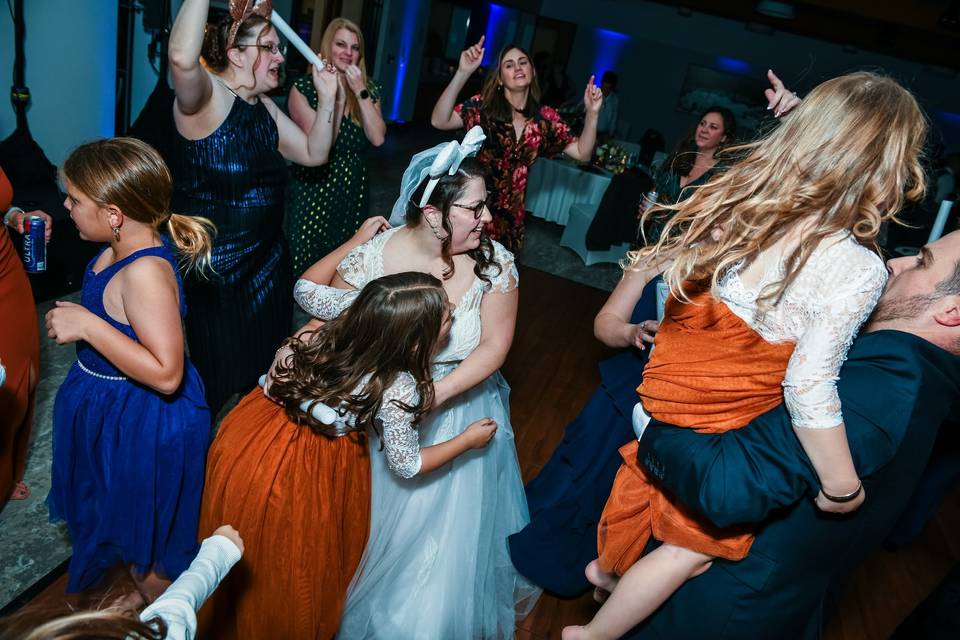 Bride and Kids