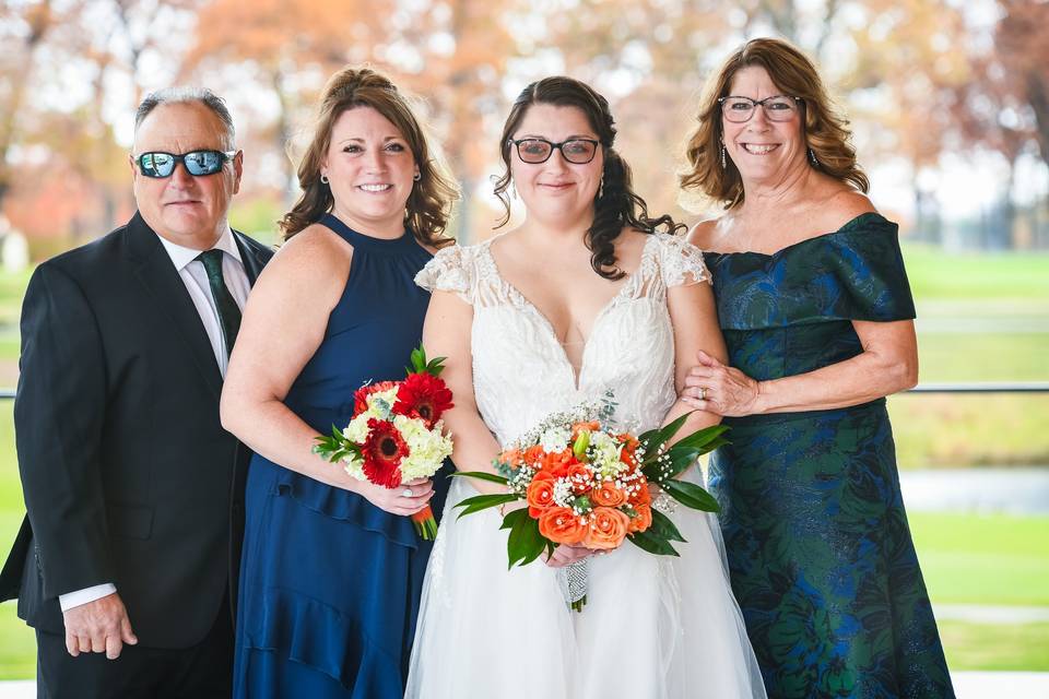 Bride and Family