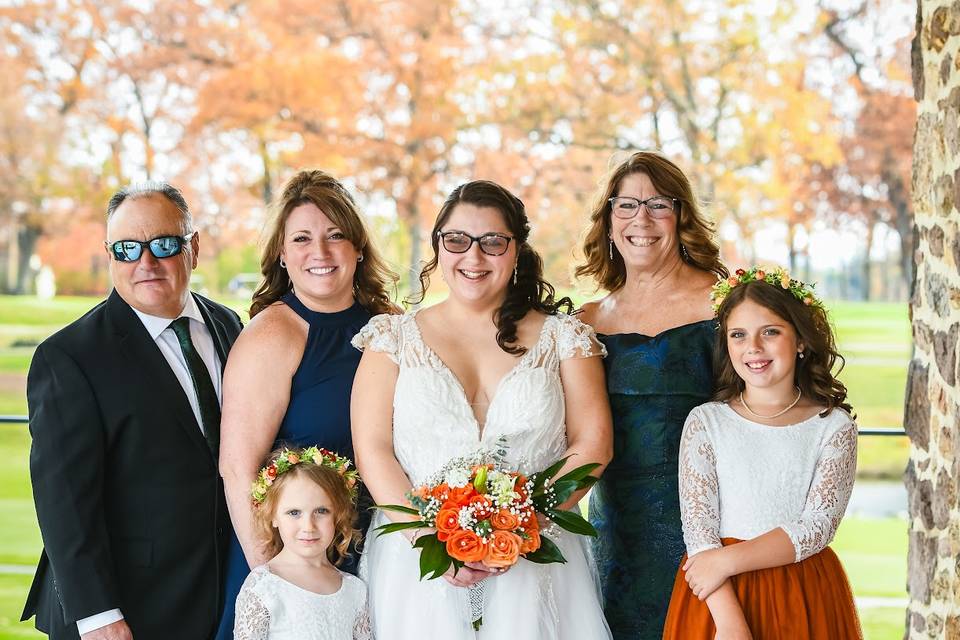 Bride and Family