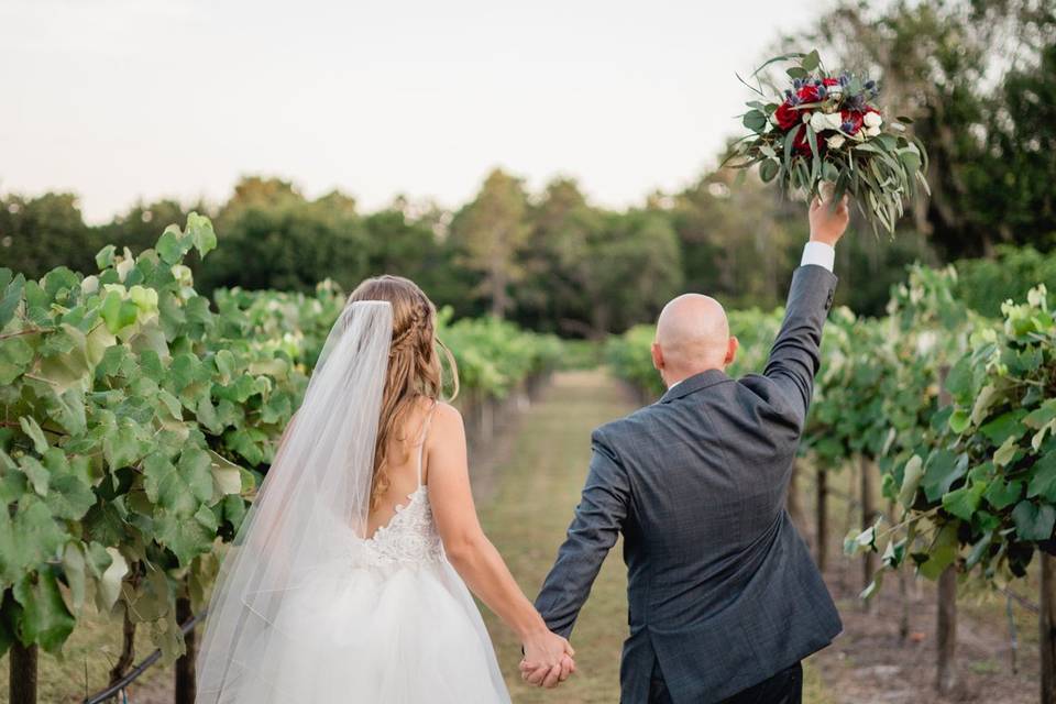 Wedding in the vines