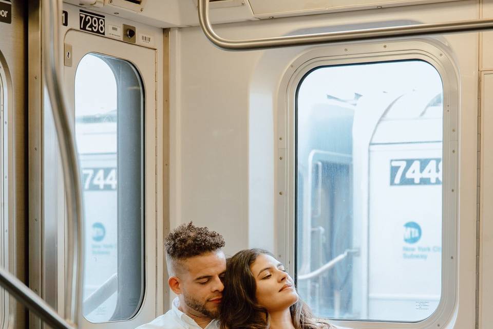 Engagement session - subway