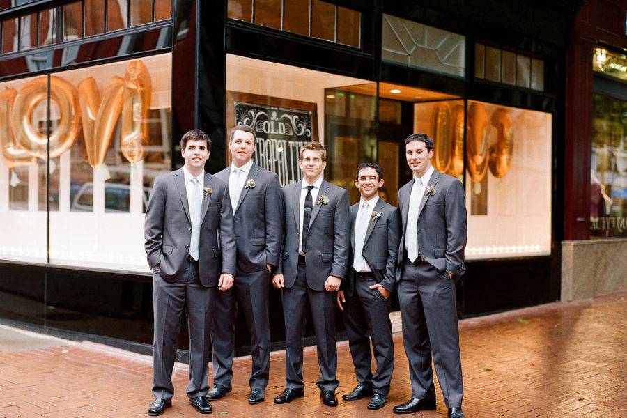 Groom and groomsmen