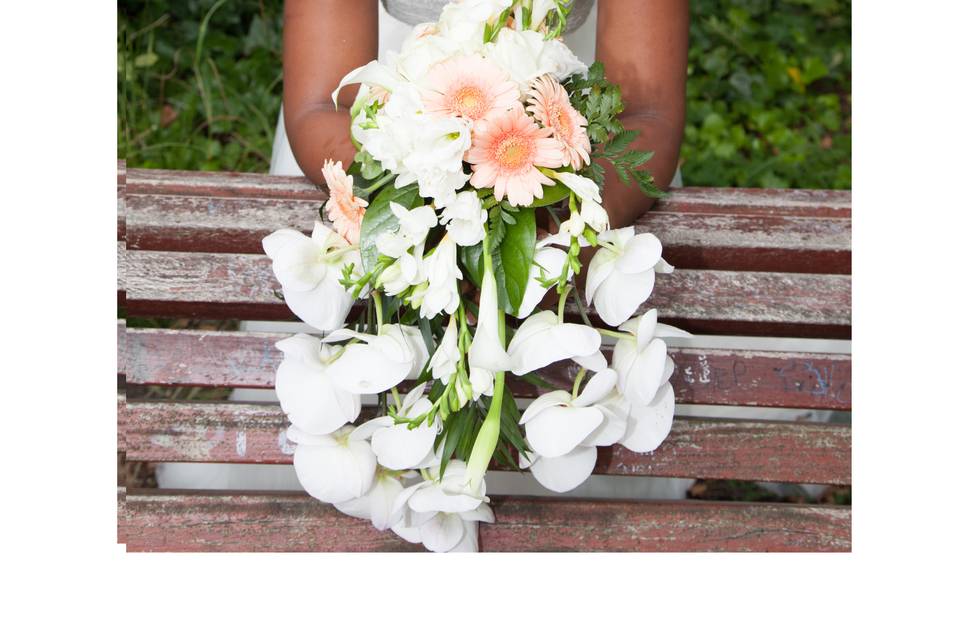 Bride with flowers