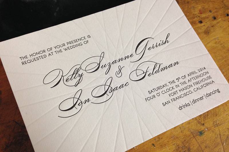 Invitation for the wedding