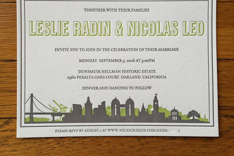 Wedding invitation